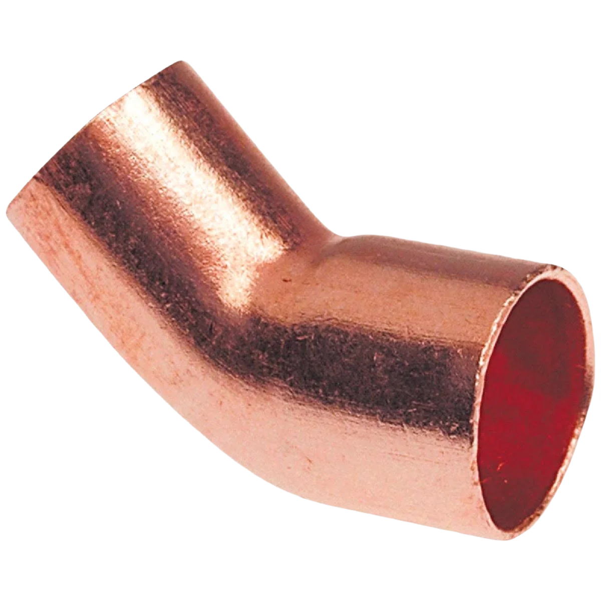 Genuine NIBCO 1 In. 45 Deg. Copper Street Elbow Traditional