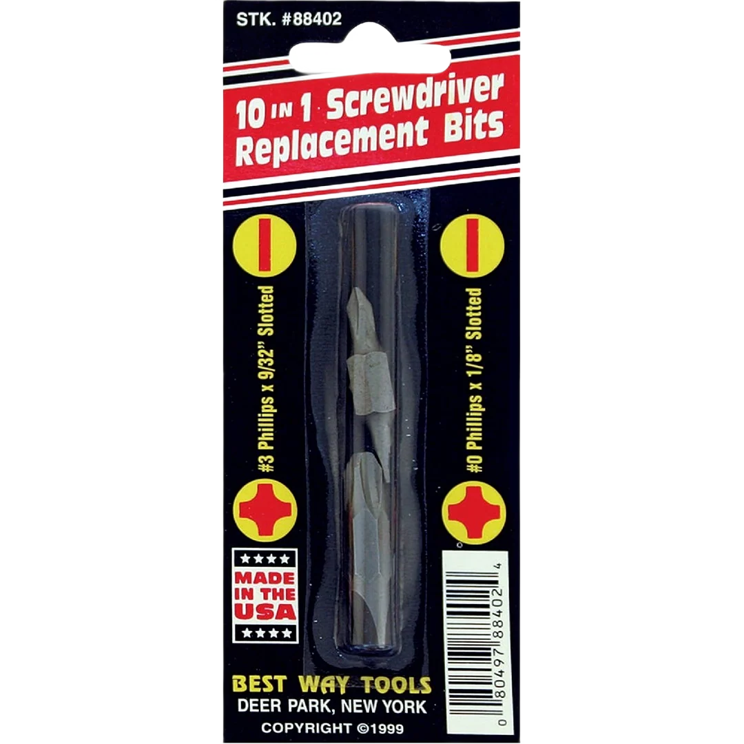 High-Performance Way Tools Phillips 3 0 Double-End Bits Genuine