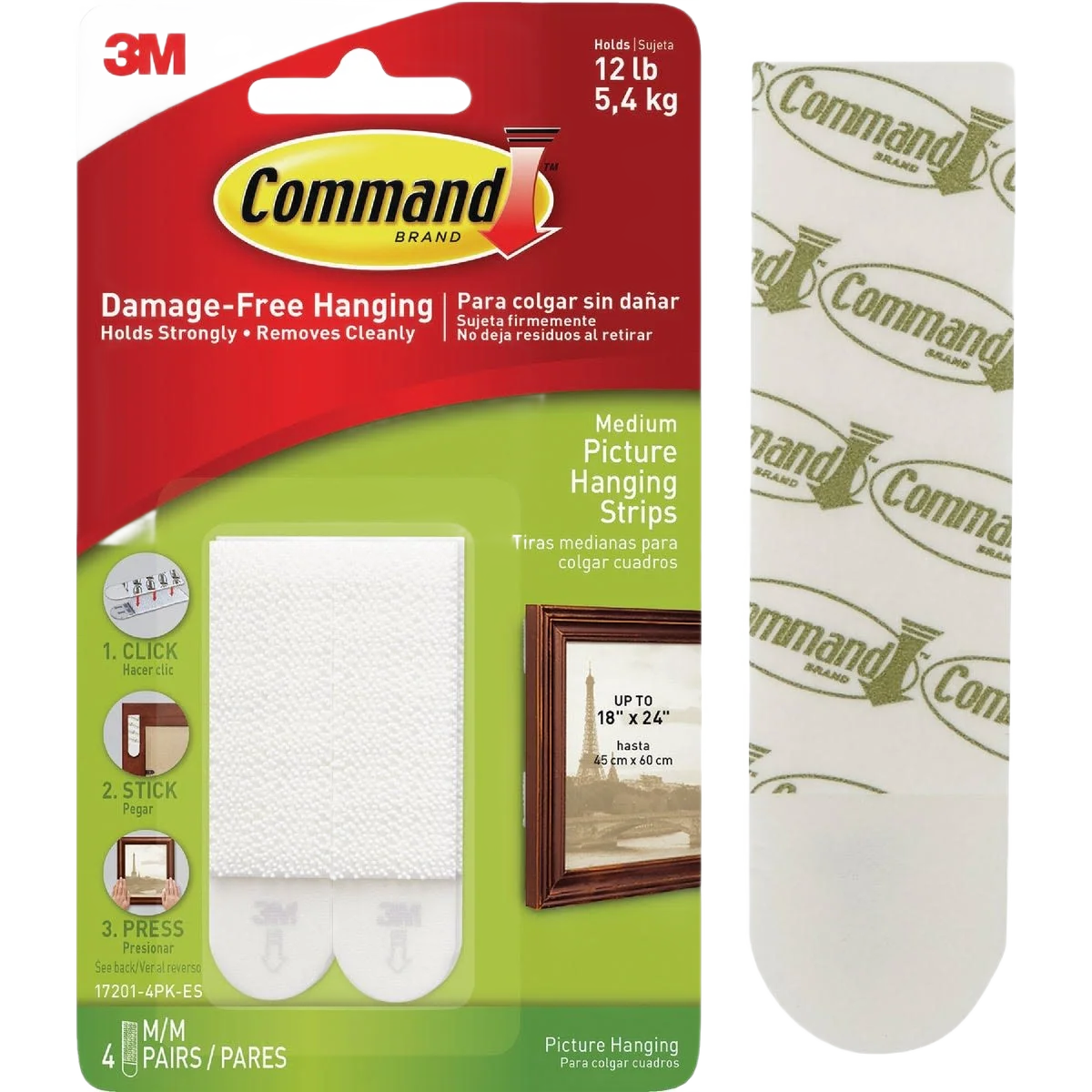 Powerful 3M Command Medium Interlocking Picture Hanger 4-Pack Smart