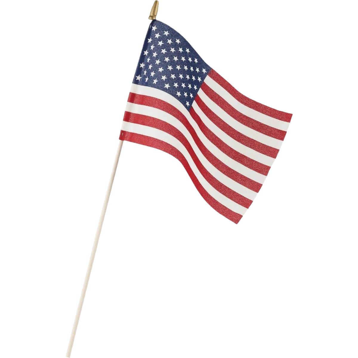 Easy-to-Use Valley Forge Polycotton Stick American Flag 8 x 12 in. World-Class