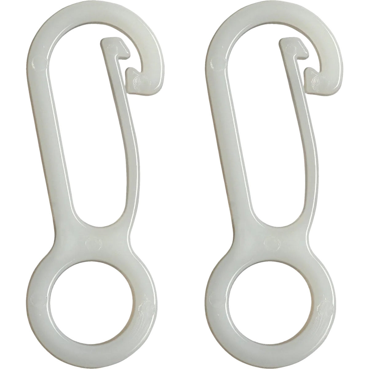 Authentic Valley Forge White Nylon Flag Clip 2-Pack Luxury