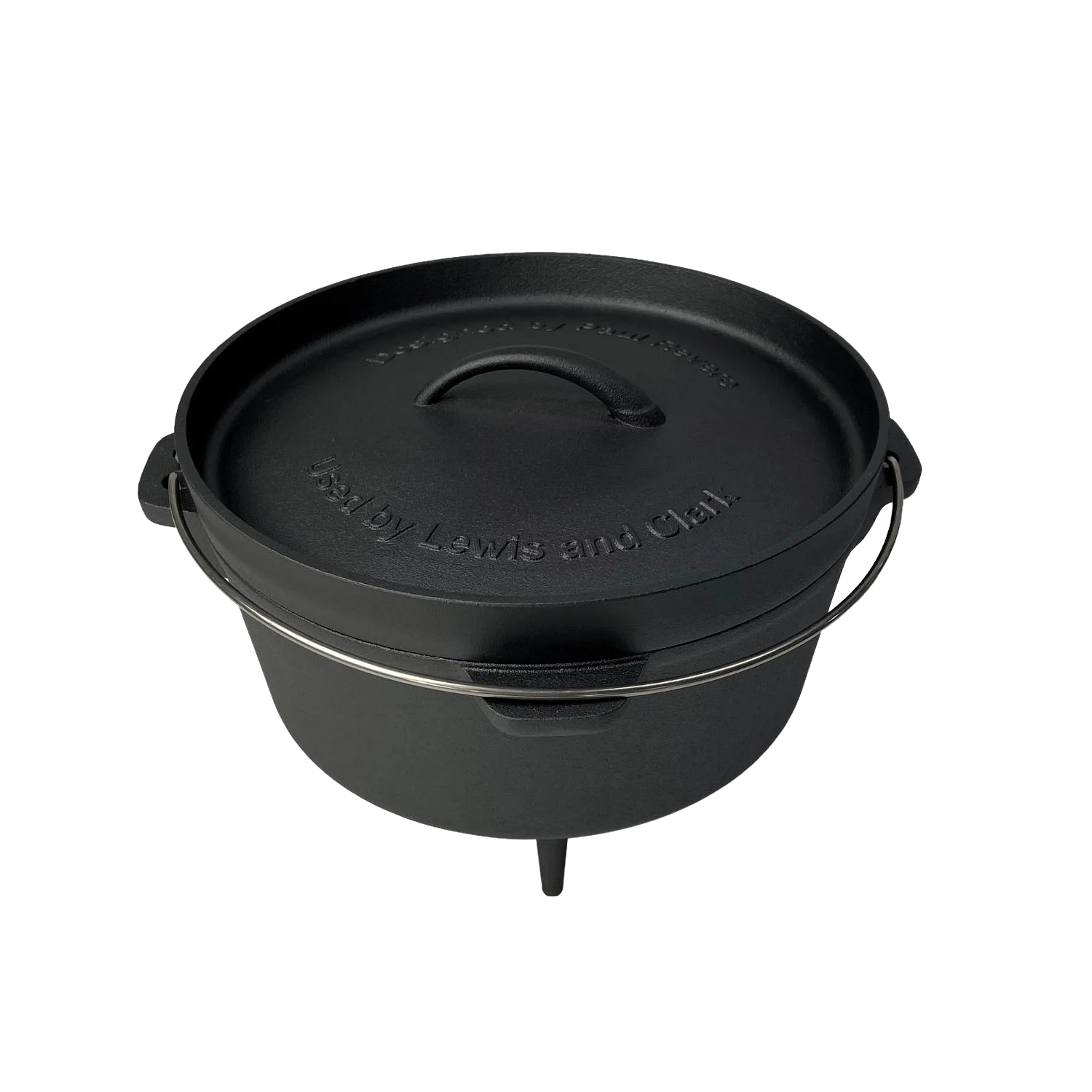 Luxury Lehman's Camp Dutch Oven - Nitrogen Hardened Cast Iron Secure