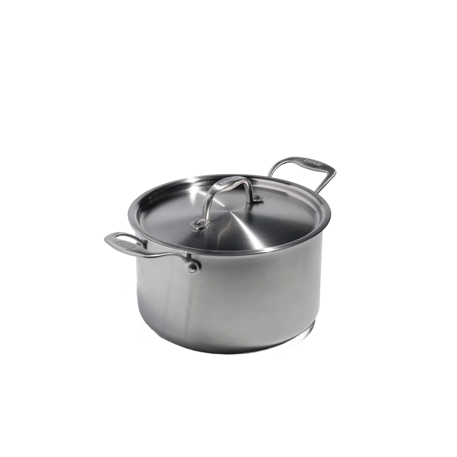 Contemporary Heritage Steel Eater 5-Qt Sauce Pot with Lid - Fully Clad Outstanding