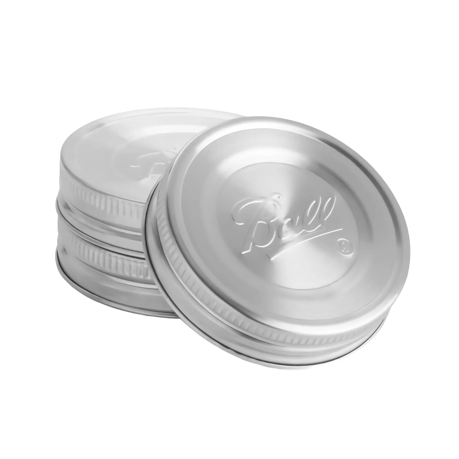 Elegant Ball Stainless Steel Jar Storage Lids - Regular Mouth 3 Excellent