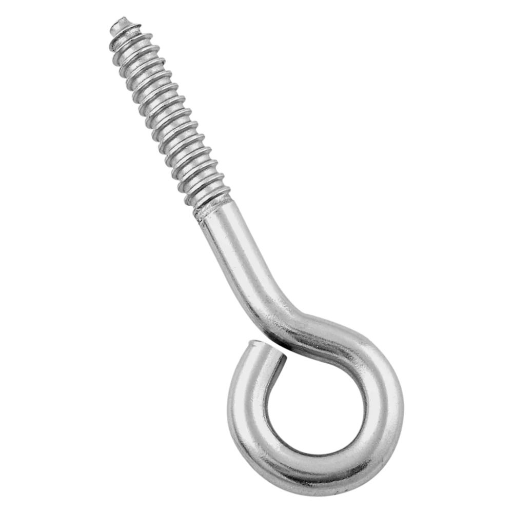 Genuine National Hardware 3 8 x 4-1 2 Stainless Steel Lag Screw Eye Fast
