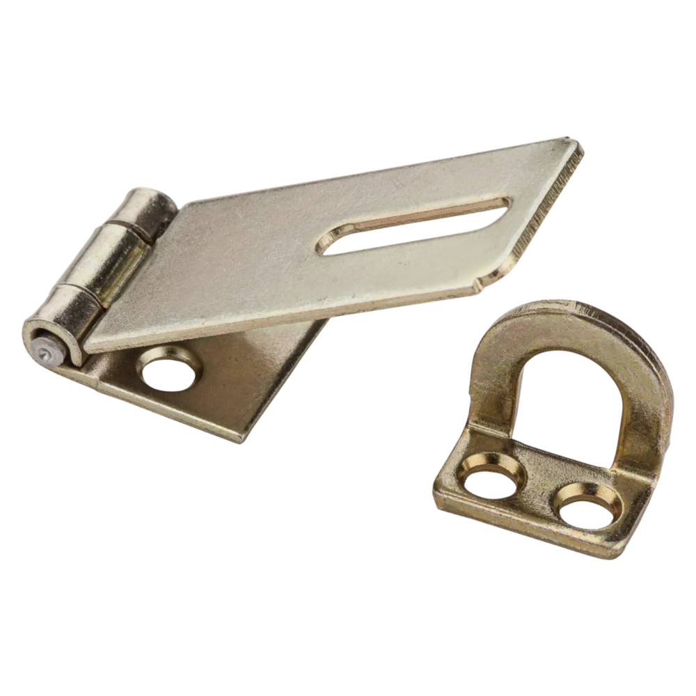 Classic National Hardware 1-3 4 Brass Non-Swivel Safety Hasp Recyclable