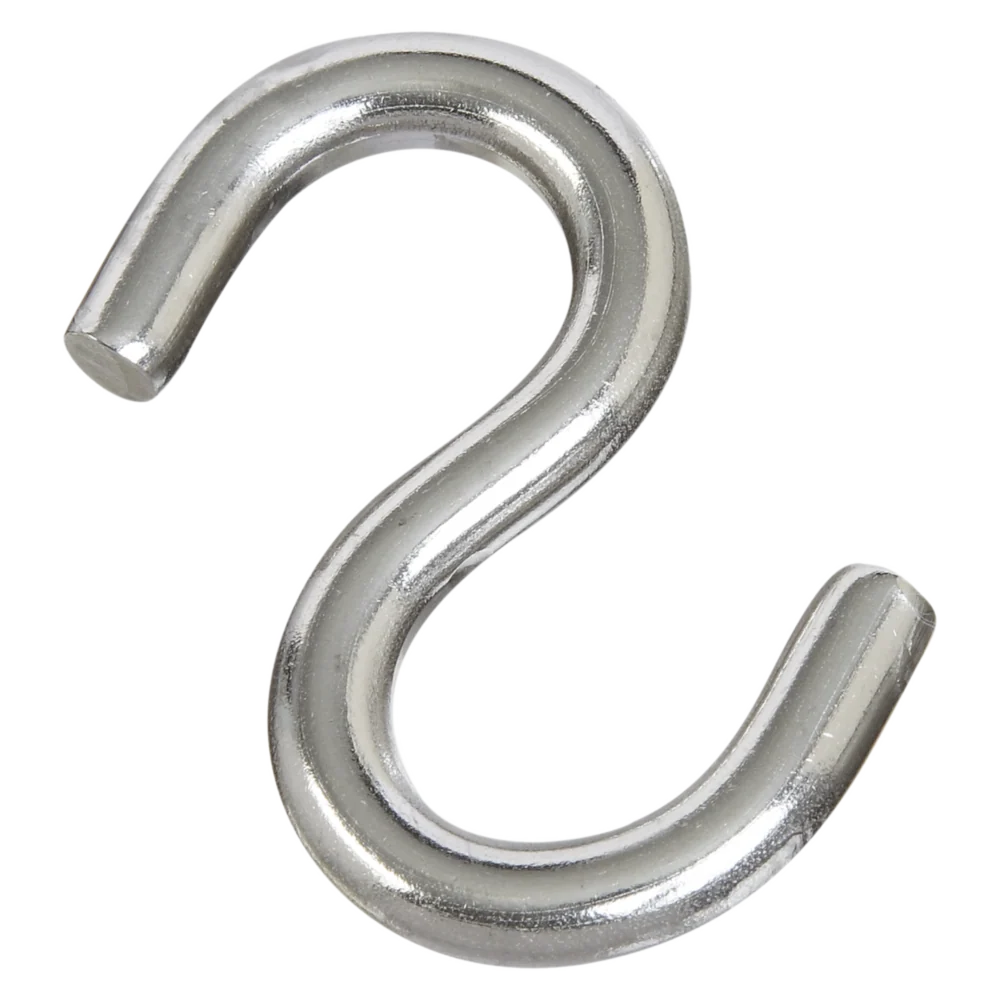 High-Performance National Hardware 2-1 2 Stainless Steel Heavy Open S Hook Bulk Certified