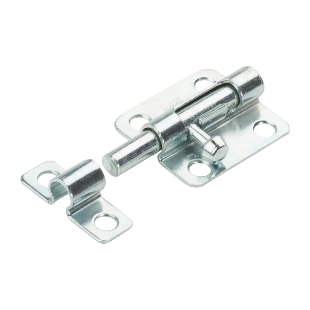 Secure National Hardware 2-1 2 Zinc Steel Door Barrel Bolt Minimalist