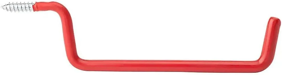Sustainable National Hardware Screw-In Vinyl Coated 6 Storage Hook Exceptional
