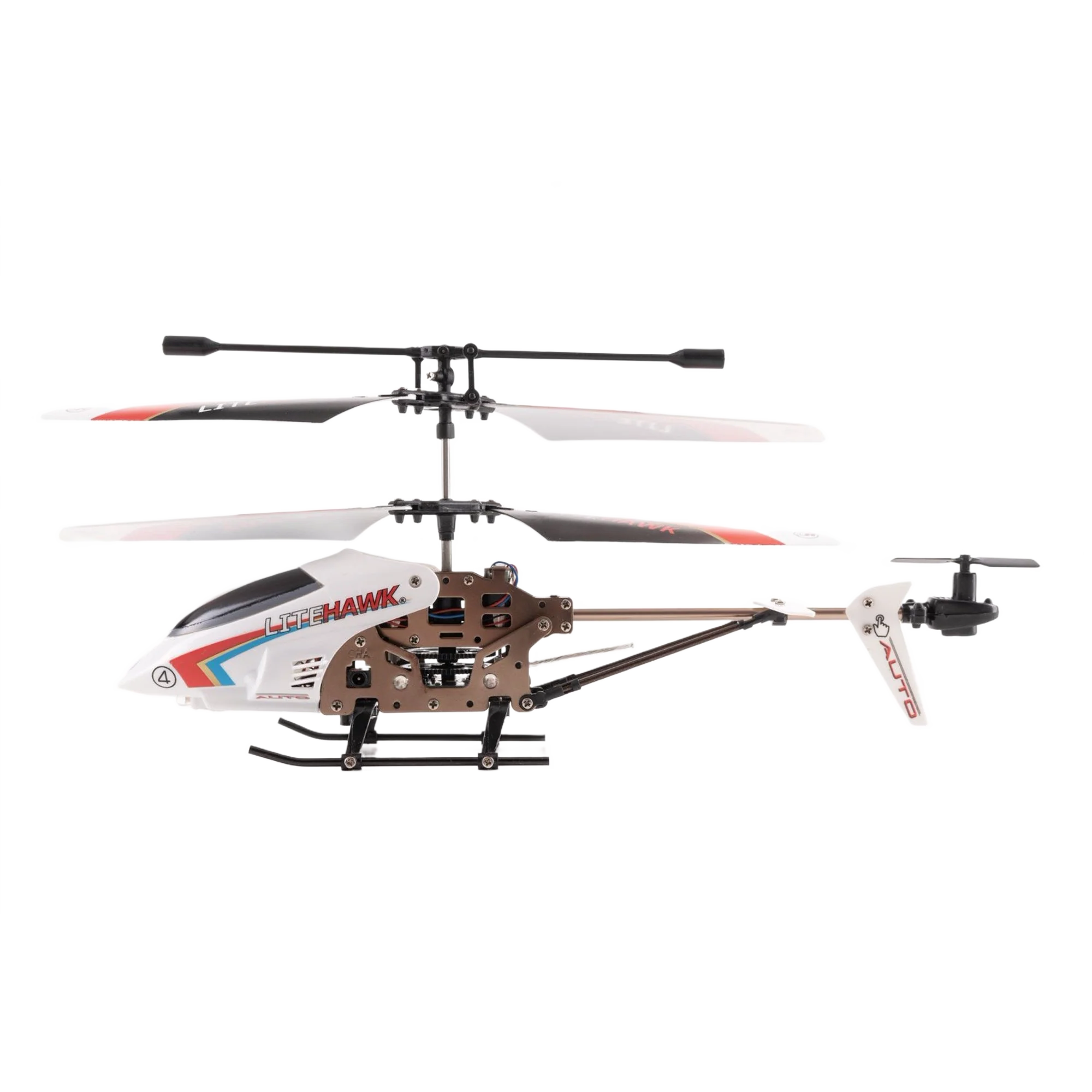 Organic LiteHawk RC LH-4 Auto Hover Landing Helicopter with Controllable LED Lights High-Grade