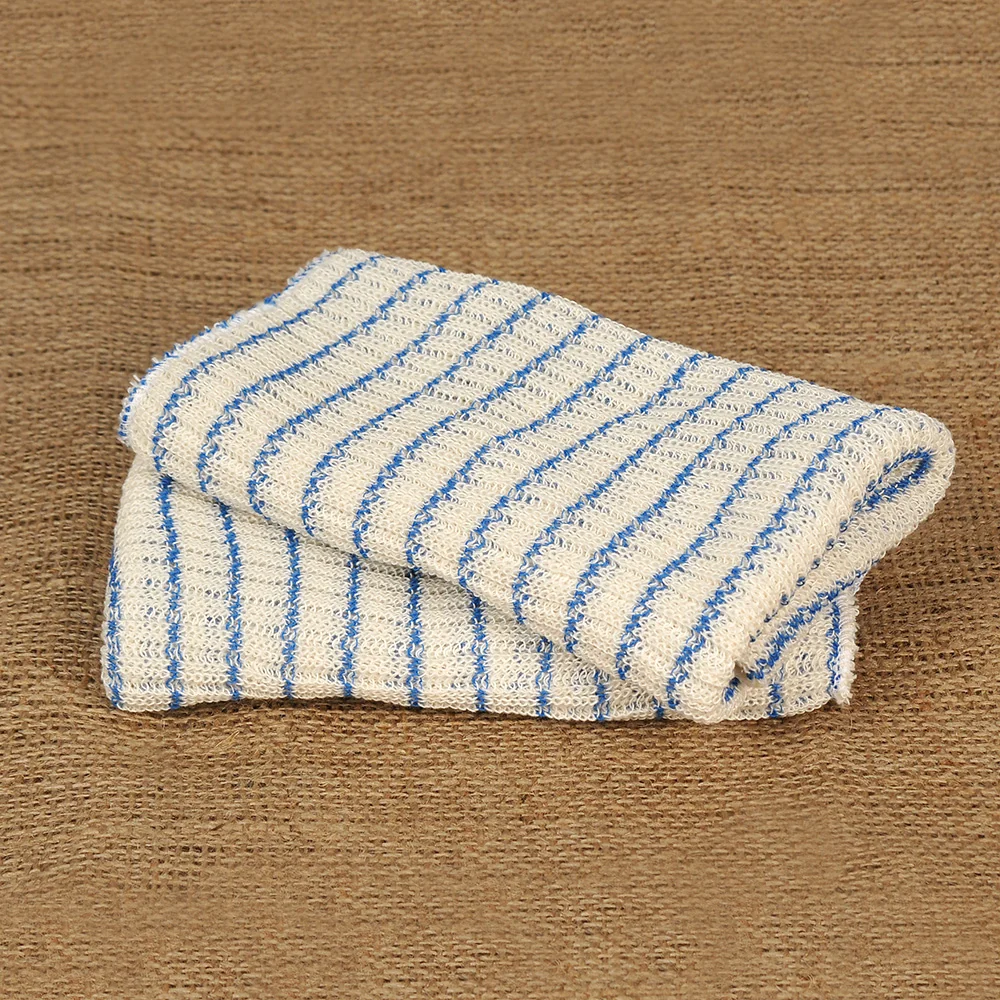 Fashionable Double Layer Striped Dishcloths Elegant