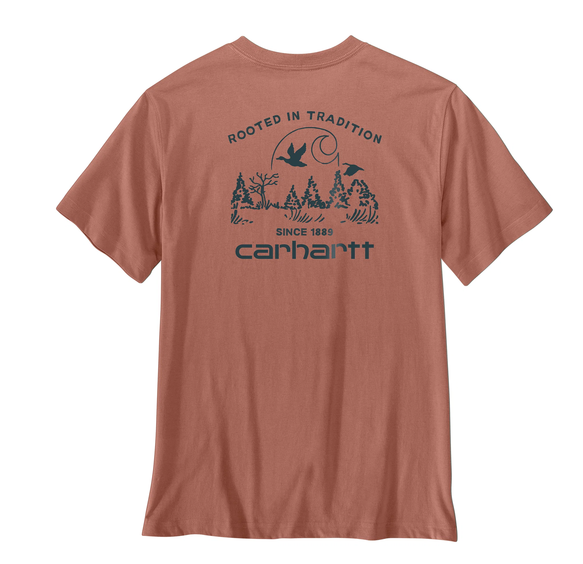 Fashionable Carhartt Men's Irvine Relaxed Duck Landscape T-Shirt Artisan