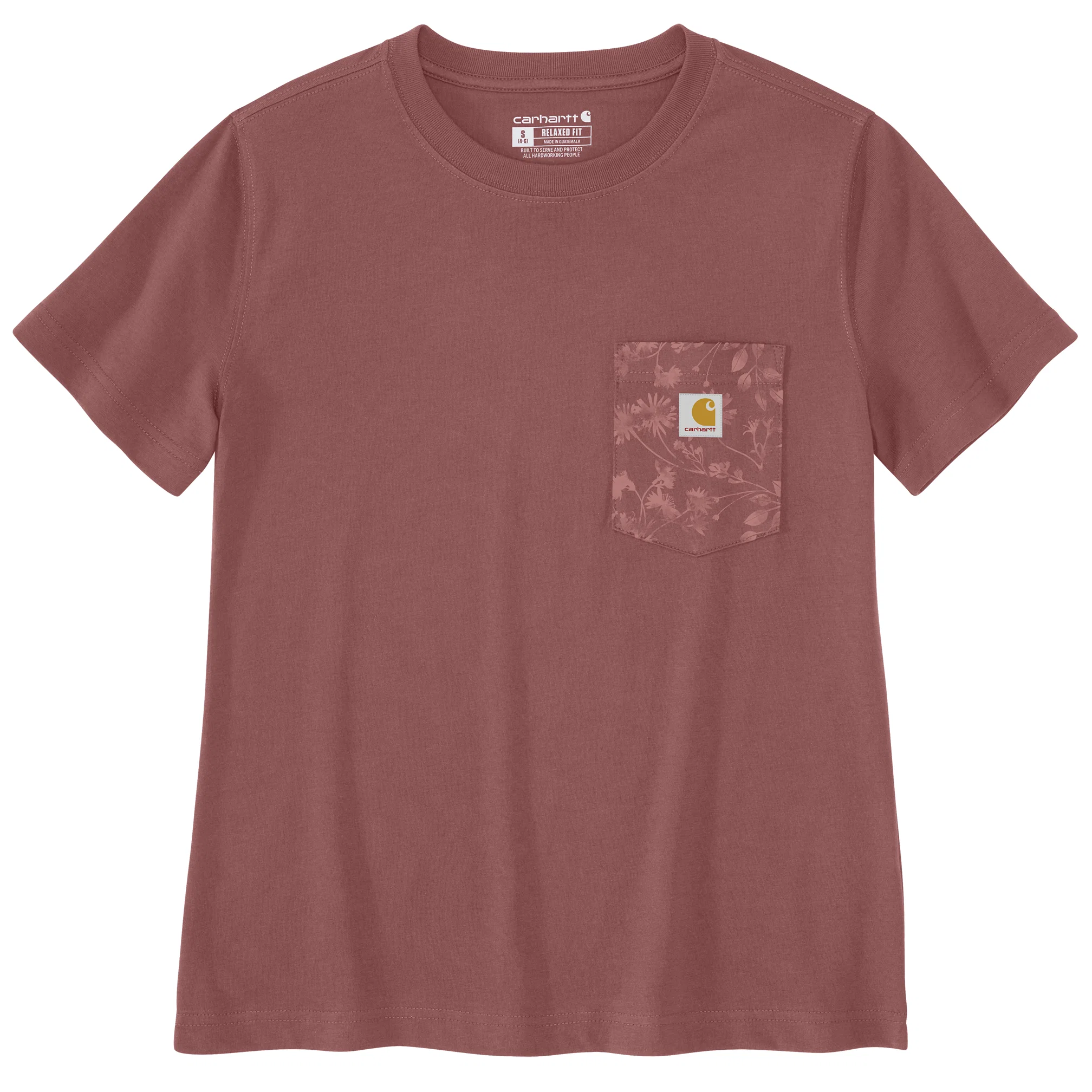 Enhanced Carhartt Women's Irvine Relaxed Floral Pocket T-Shirt Premium Material
