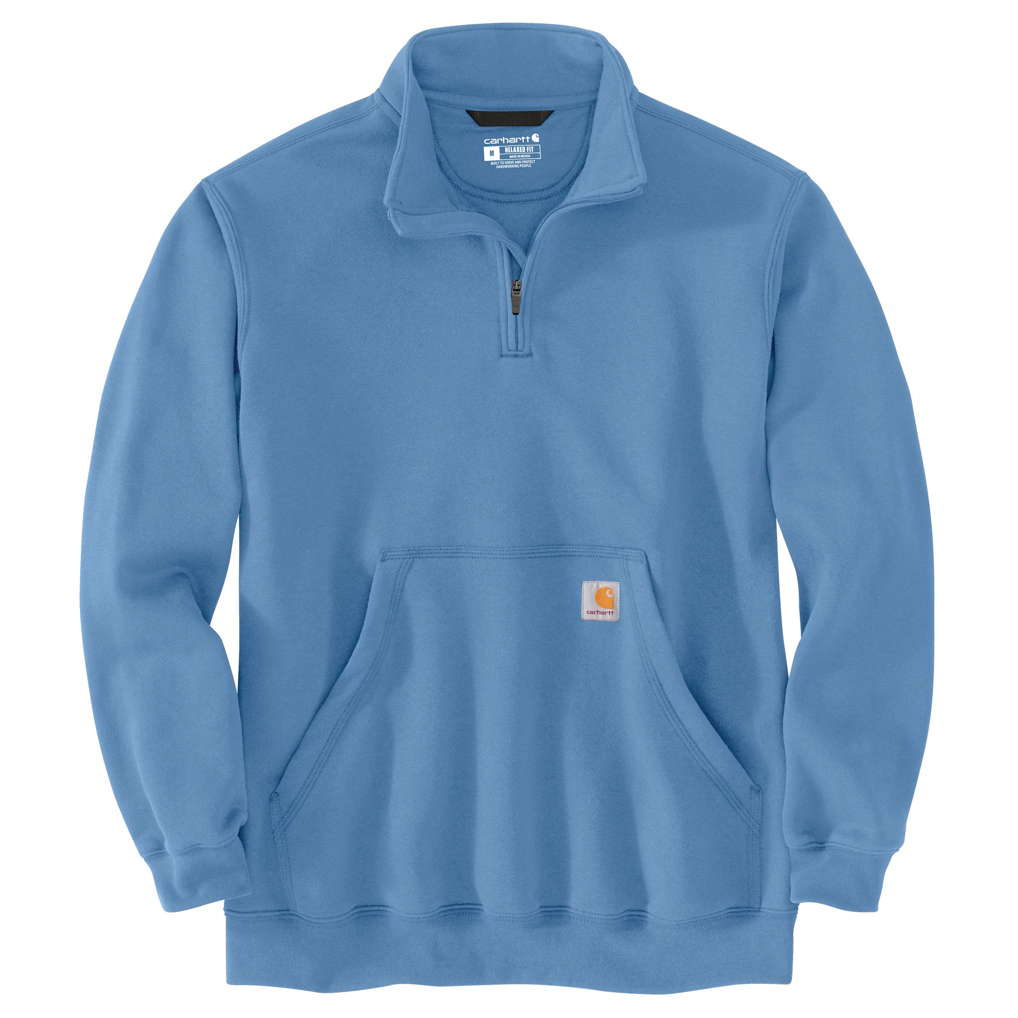 Breathable Carhartt Men's Marquette Quarter-Zip Mock-Neck Sweatshirt Quality