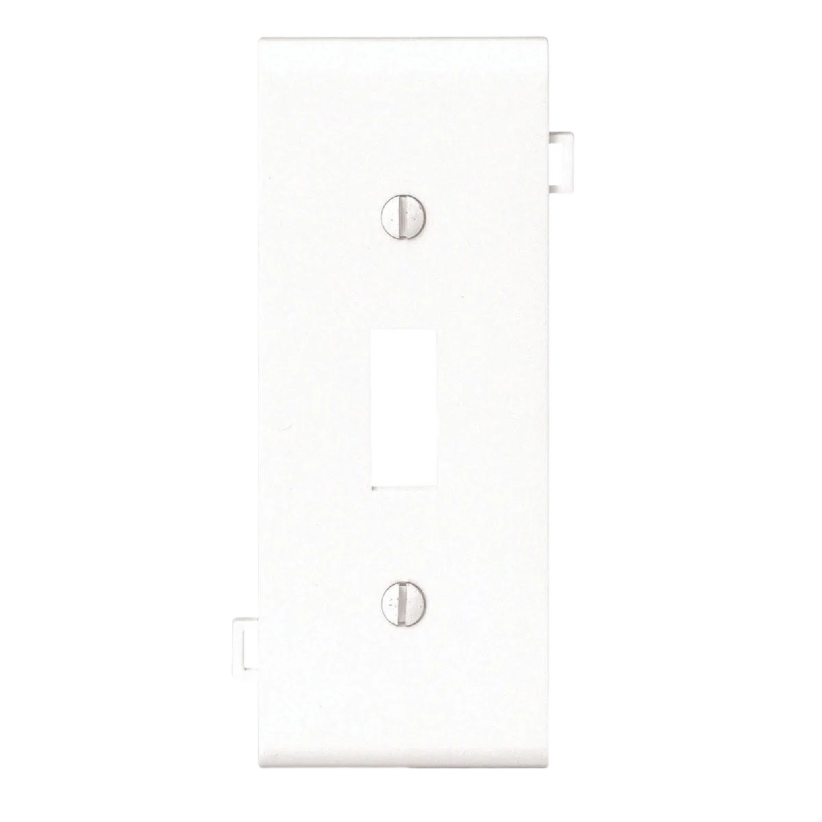 Breathable Leviton 1-Gang White Plastic Sectional Toggle Switch Wall Plate Fine Crafted