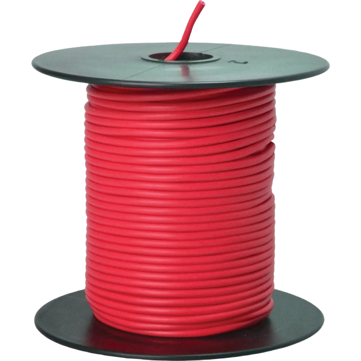 Minimalist Road Power 100 ft. Red 18-Gauge PVC-Coated Primary Wire Green
