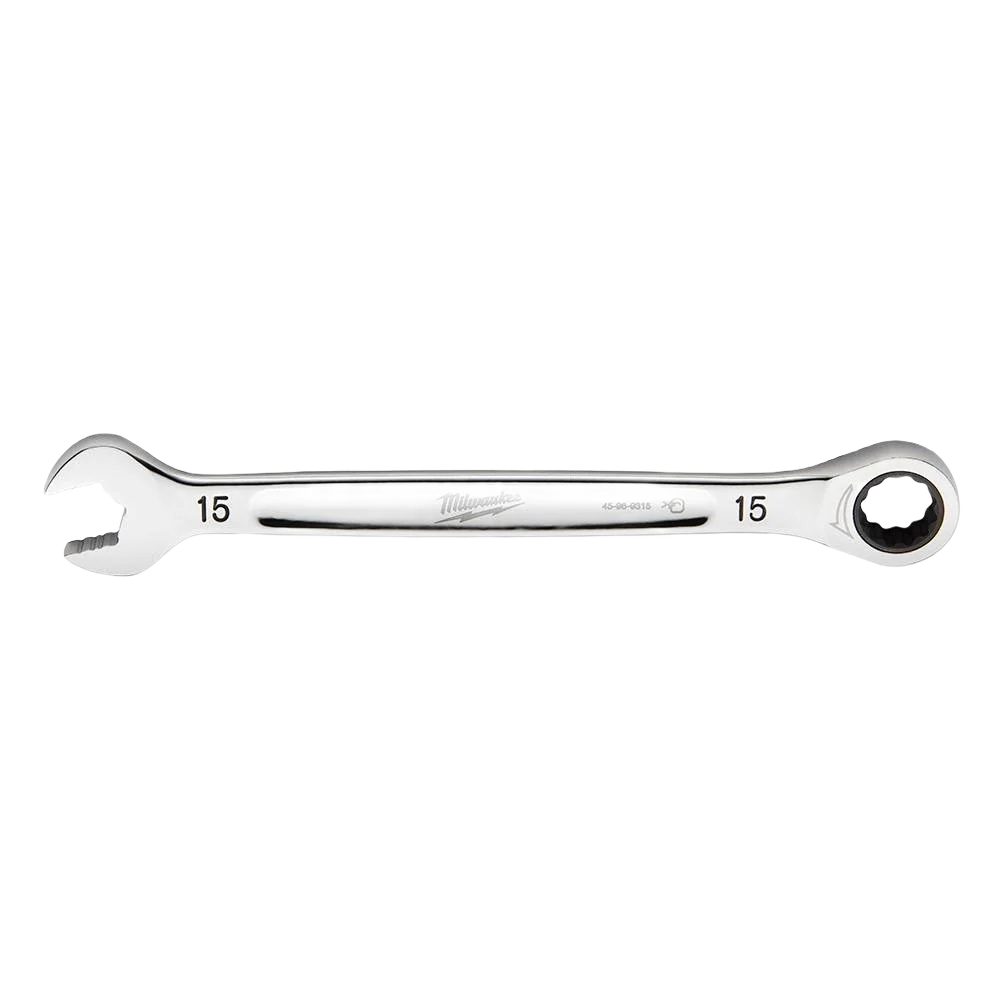 Trusted Milwaukee 15-mm Metric Ratcheting Combination Wrench Easy-to-Use
