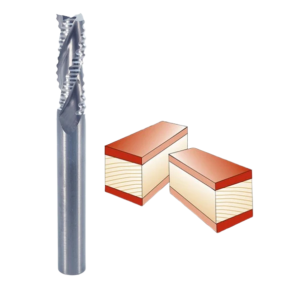 Premium Whiteside Spiral Upcut Roughing Bit 3 8 in. SH x 3 8 in. CD x 1 in. CL Classic