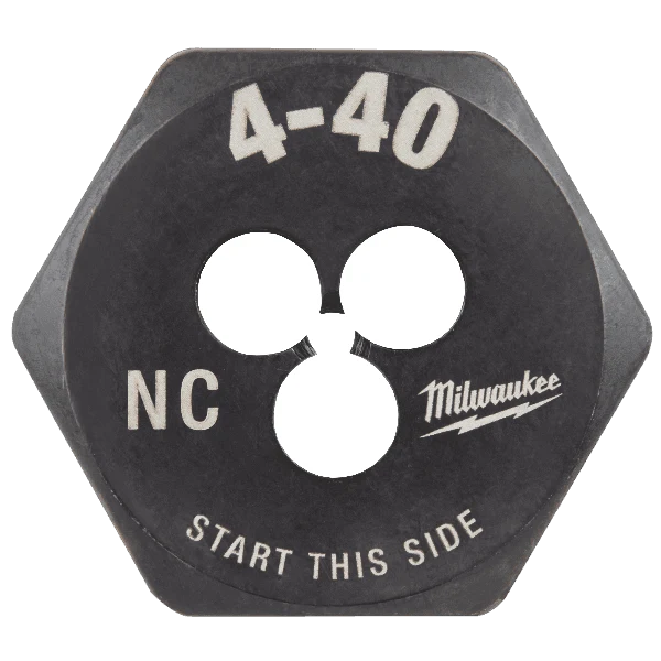 Original Design Milwaukee 4-40 NC SAE 1 Hex Threading Die Next-Generation