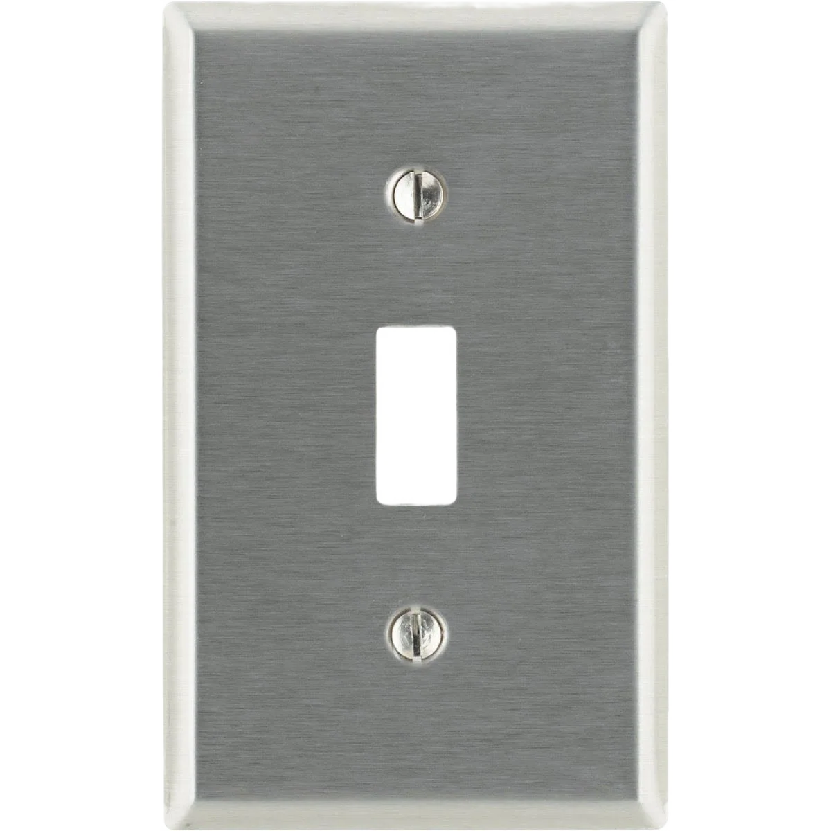 World-Class Leviton 1-Gang Stainless Steel Toggle Magnetic C-Series Switch Wall Plate Fashionable