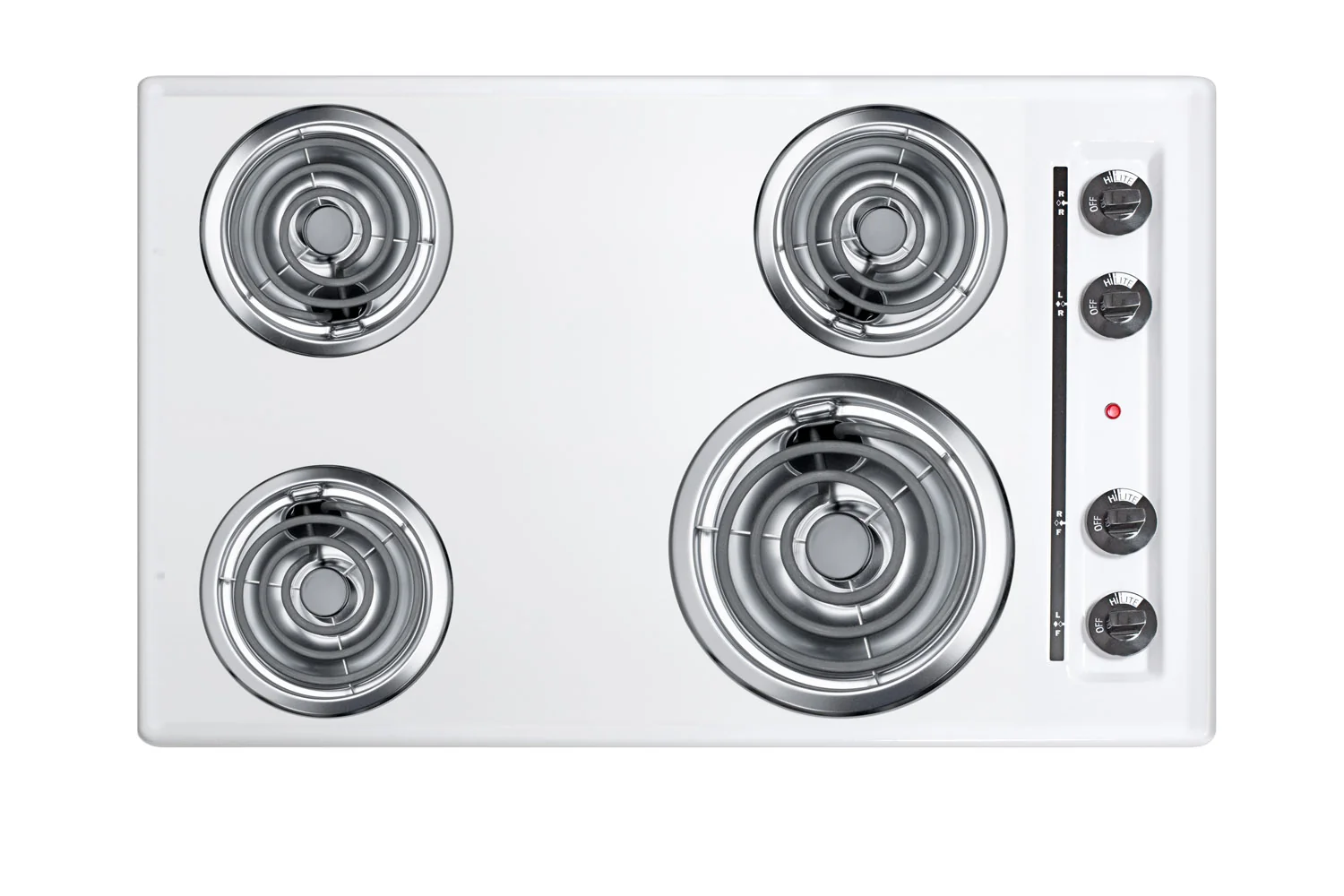 Breathable 30 Wide 4-Burner Coil Cooktop Selected
