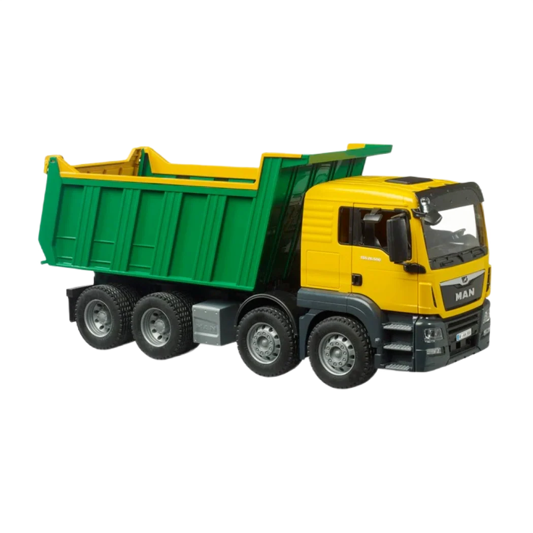 Long-Lasting Bruder Man Dump Truck Carefully Designed