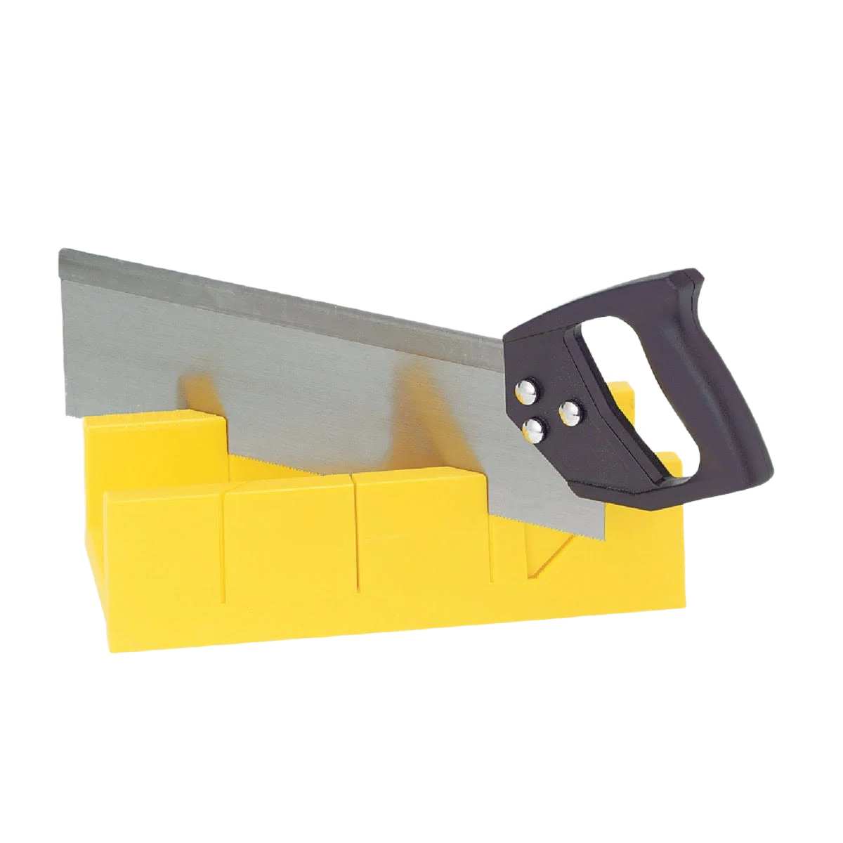 Trendy Do it 12 In. Plastic Miter Box w 14 In. Saw Fast