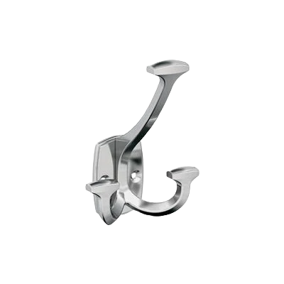 Refined Amerock Vicinity Three Prong Polished Chrome Decorative Wall Hook Sophisticated