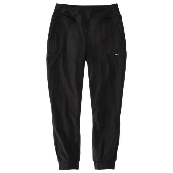 Genuine Carhartt Women's Short Small Black Force® Relaxed Fit Fleece Lined Jogger Pure