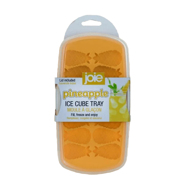 Exclusive Joie Ice Cube Tray with Lid Pineapple Design Secure