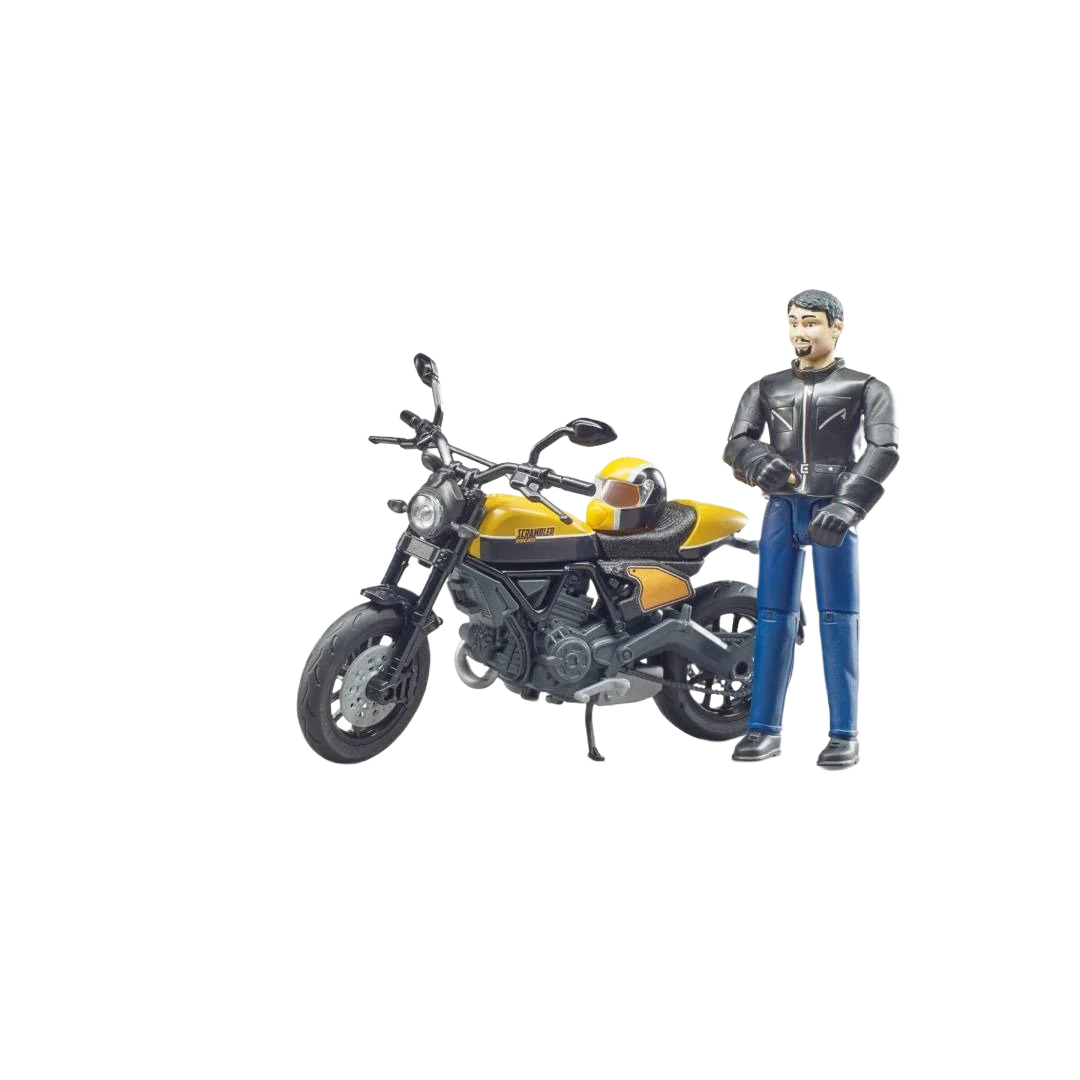Elite Bruder Toys Scrambler Ducati with Driver Soft