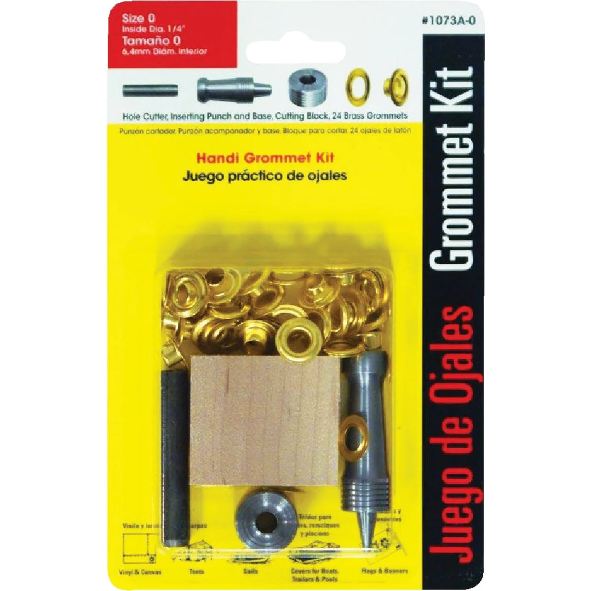 Efficient Lord Hodge 1 4 In. Brass Grommet Kit User-Friendly