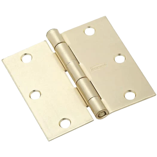 Environmentally Friendly National Hardware 3-1 2 Square Satin Brass Door Hinge 3-Pack Trusted