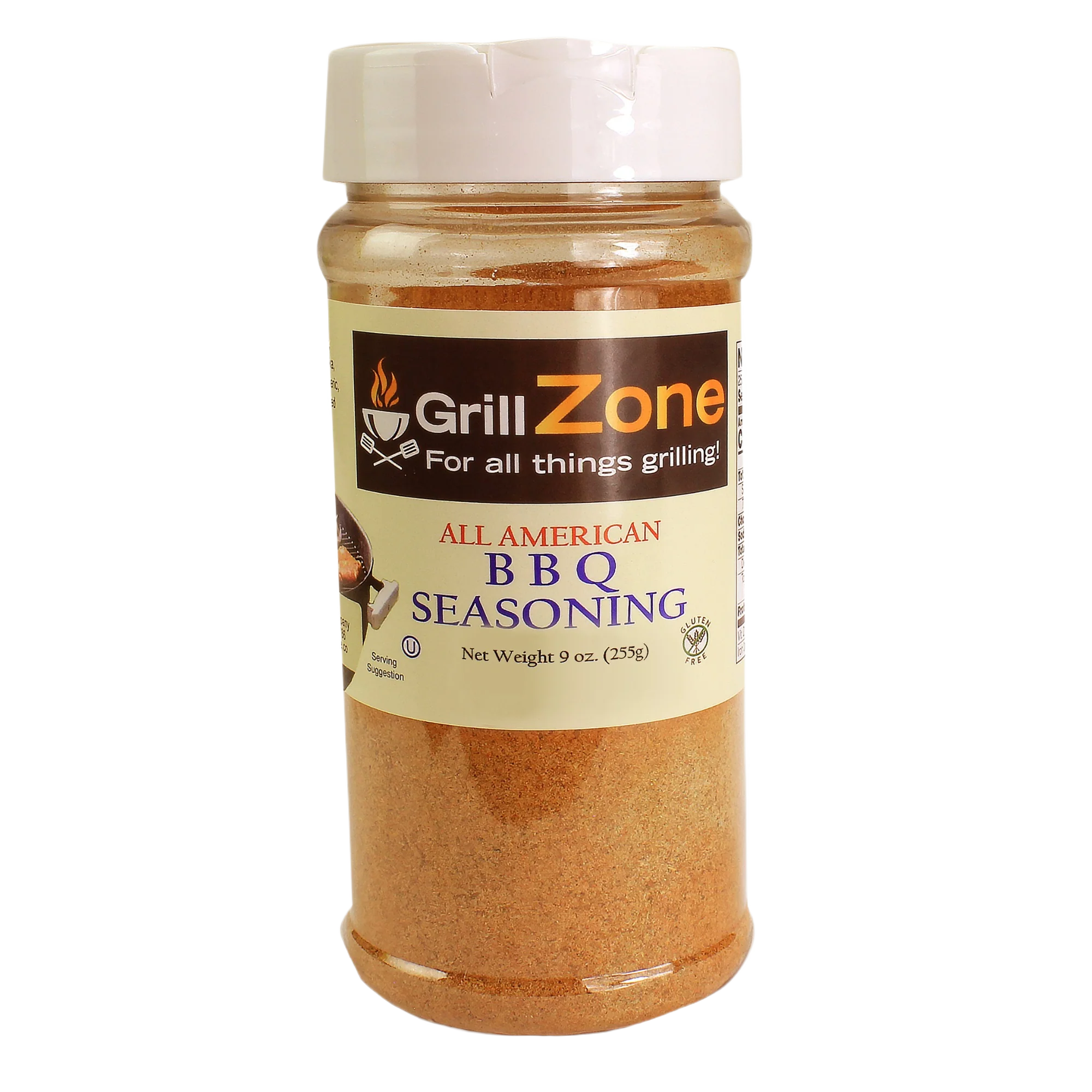 Prestigious Grill Zone All American BBQ Seasoning 9 oz. Elegant