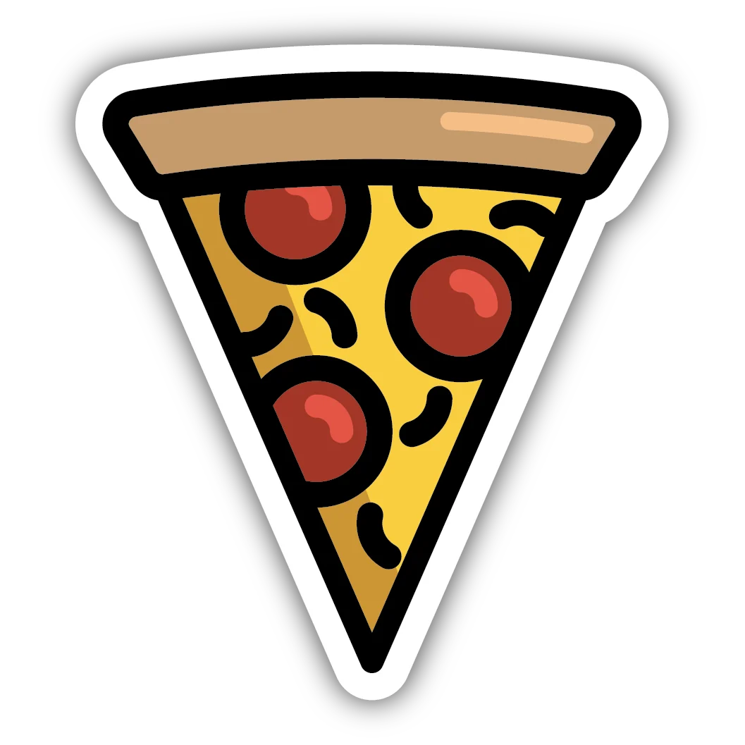 Carefully Designed Stickers Northwest Pizza Sticker Unique
