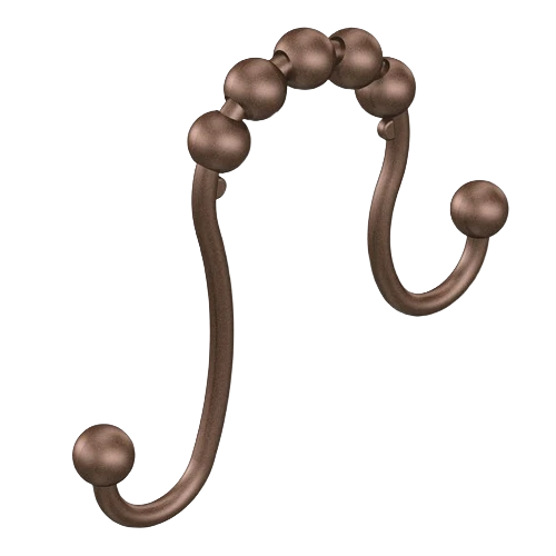 Eco-Friendly Moen Old World Bronze Shower Curtain Rings 12-Pack High-End