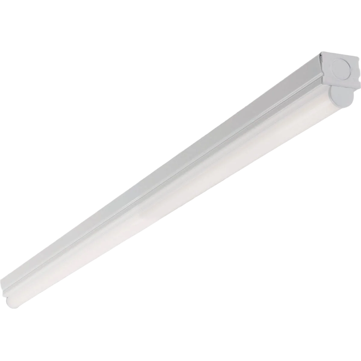Fine Crafted Metalux White Commercial LED Strip Light Fixture 4 ft. Reusable