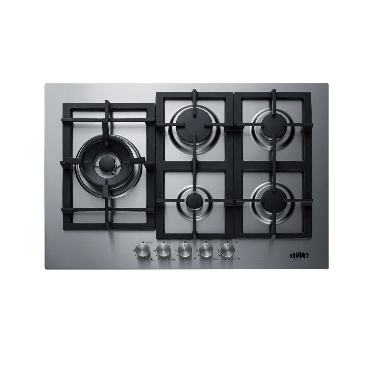 Next-Generation 30 Wide 5-Burner Gas Cooktop In Stainless Steel Premium Material