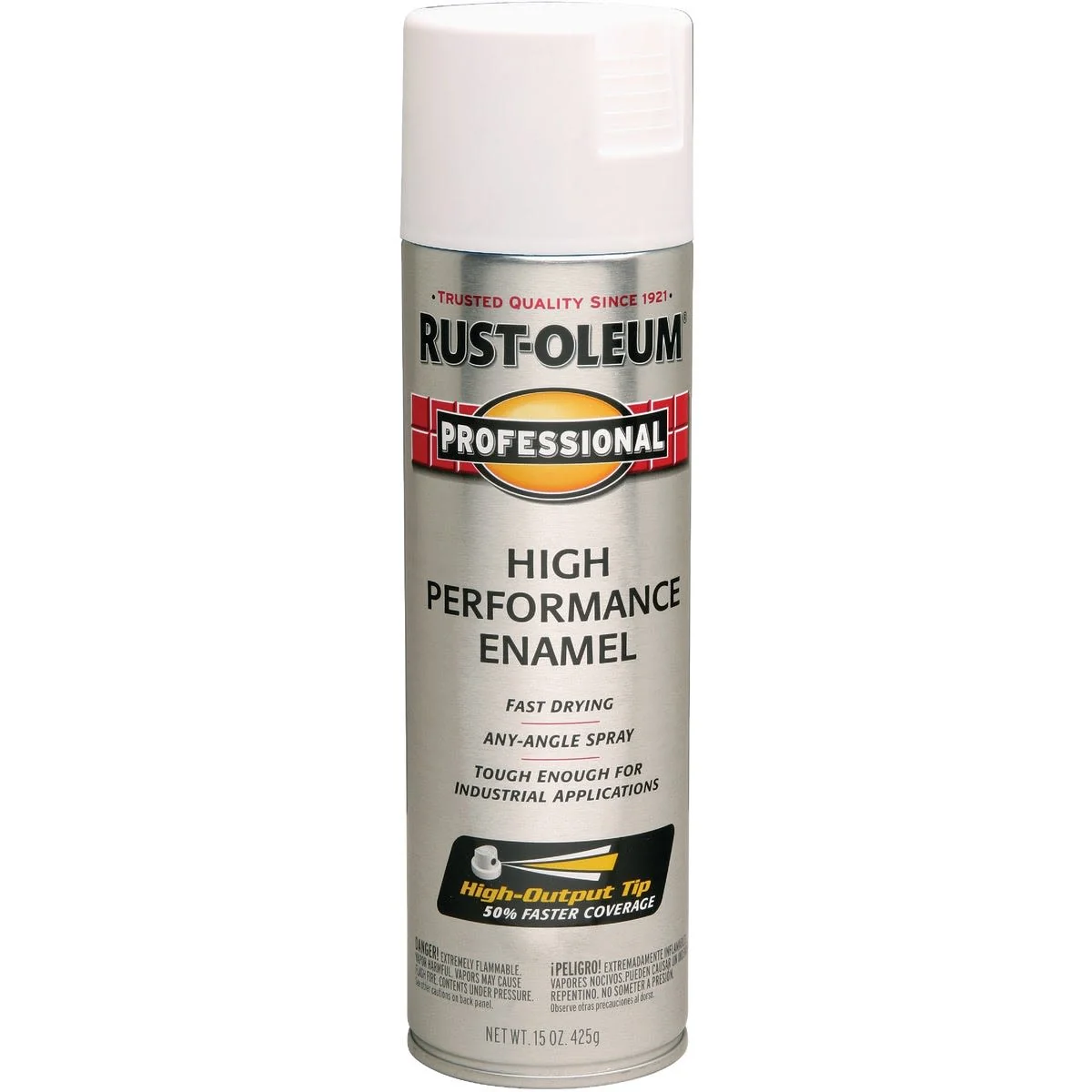 Excellent Rust-Oleum Professional Flat White High Performance Enamel Spray Paint 15 oz. Luxury