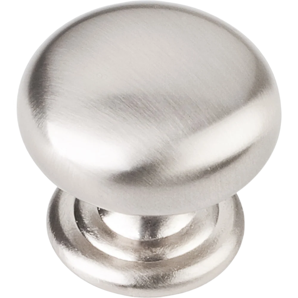 Convenient Hardware Resources Elements Florence Knob Satin Nickel Recyclable