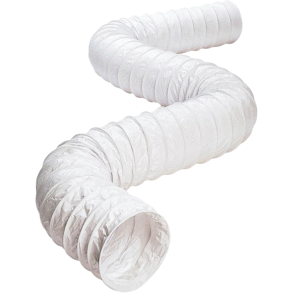 Natural Dundas Jafine White Vinyl Flexible Ducting 4 in. x 20 ft. Trendy