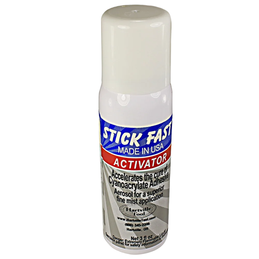 Relaxed Stick Fast CA Glue Activator 3 Ounce Aerosol Effective