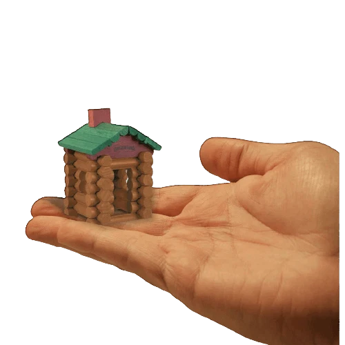 Original World's Smallest Lincoln Logs Pure