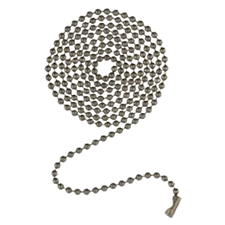 Secure Westinghouse Antique Brass Beaded Pull Chain with Connector 3 ft. Natural