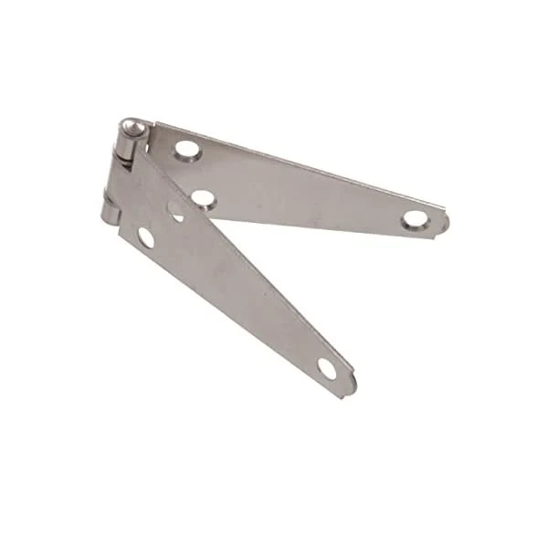 Exclusive Hillman 4 in. Heavy Strap Hinge - Stainless Steel Artisan