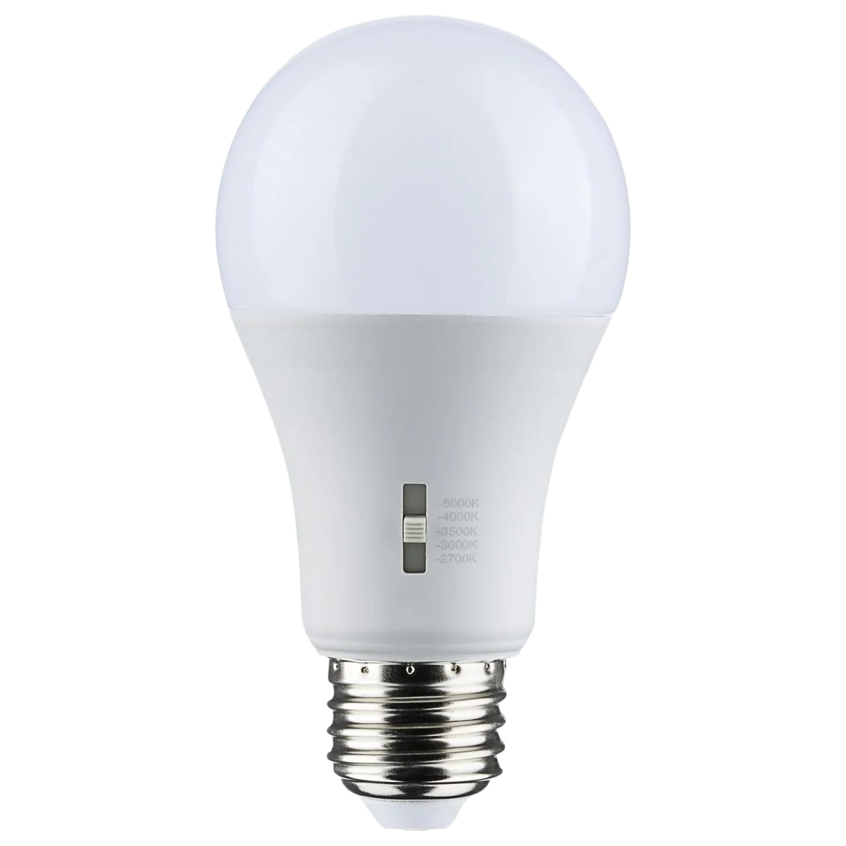 First-Class Satco 8.8 Watt A19 LED Medium CCT Selectable Light Bulb Safe