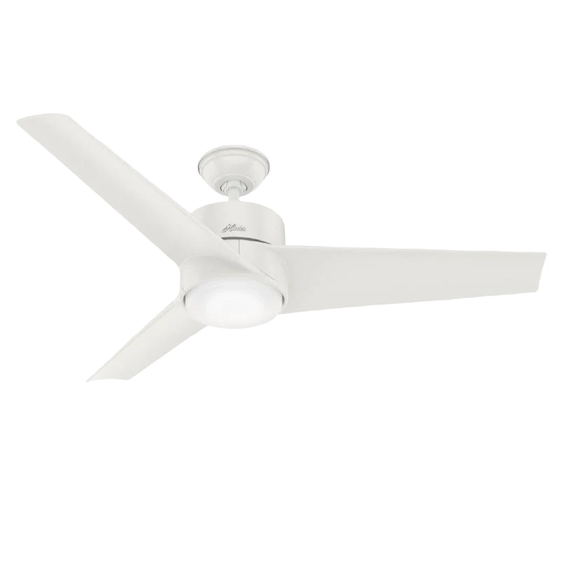 Specialty Hunter Havoc Fresh White Ceiling Fan with LED Light 54 in. High-Grade