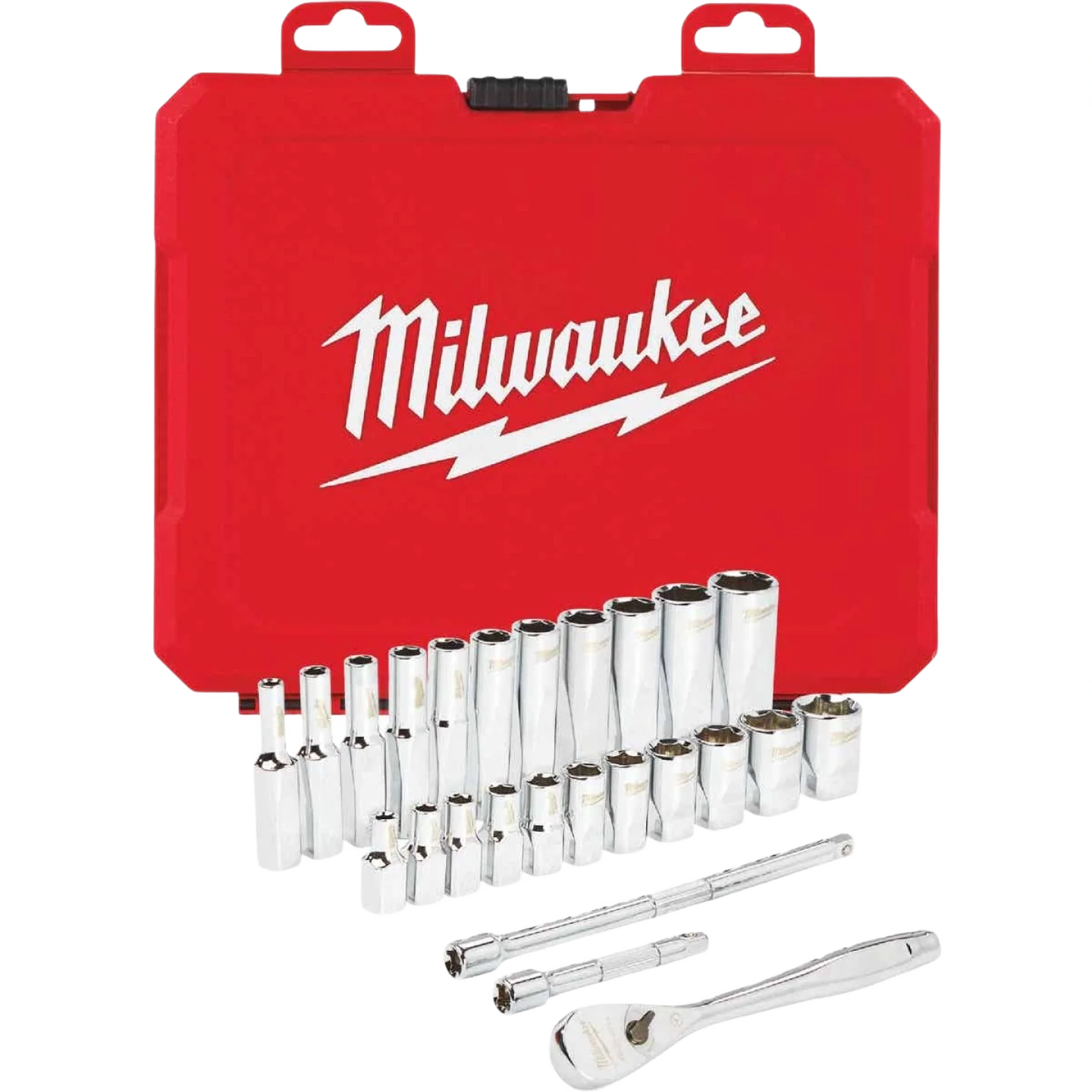 Exclusive Milwaukee 26-PC 1 4 Drive Ratchet Socket Set Trusted