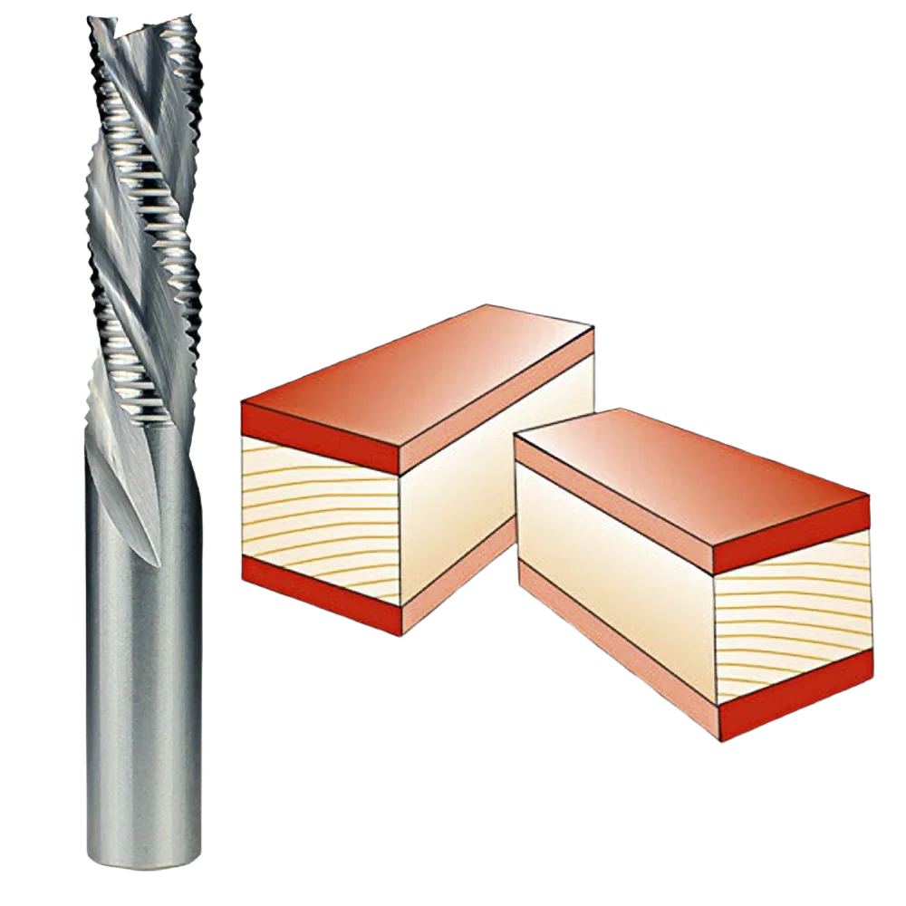 Reusable Whiteside Spiral Downcut Roughing Bit 1 2 in. SH x 1 2 in. CD x 1-5 8 in. CL Effective