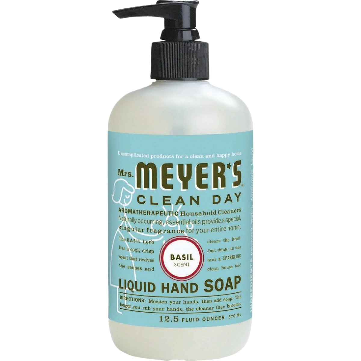 Exceptional Mrs. Meyer's Clean Day Basil Liquid Hand Soap 12.5 oz. Functional